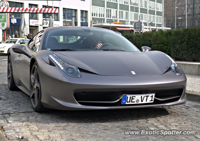 Ferrari 458 Italia spotted in Hannover, Germany