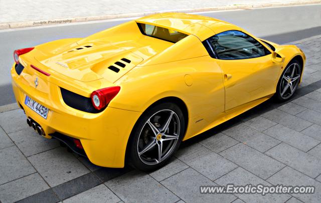 Ferrari 458 Italia spotted in Hannover, Germany