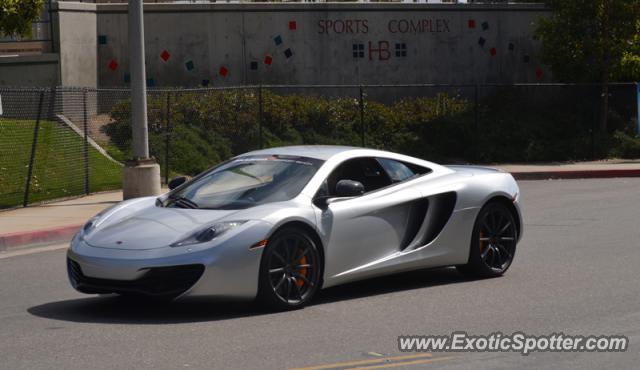 Mclaren MP4-12C spotted in Huntington Beach, California