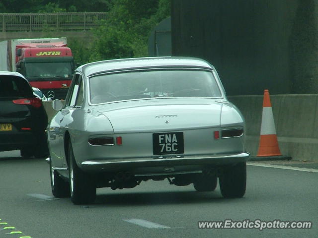 Ferrari 330 GTC spotted in M6, United Kingdom