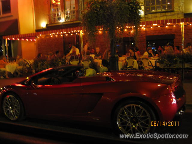 Lamborghini Gallardo spotted in Chicago, Illinois