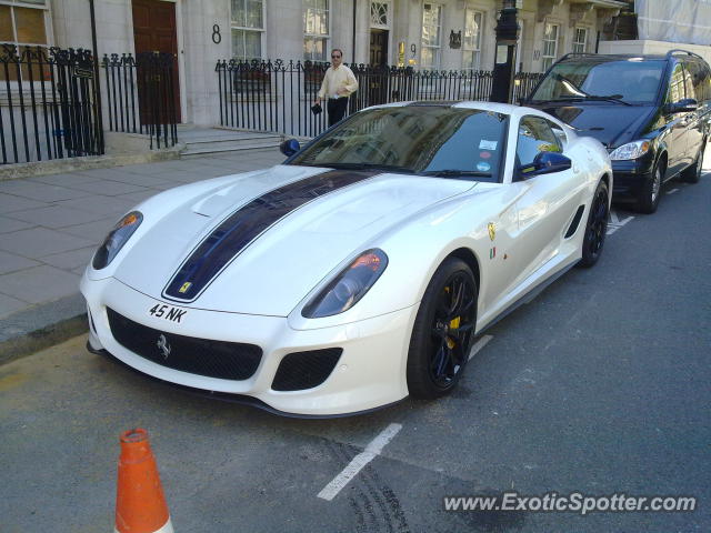 Ferrari 599GTO spotted in London, United Kingdom
