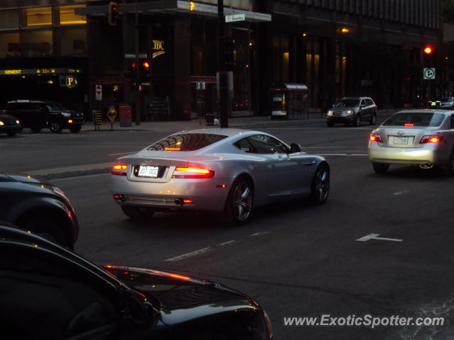 Aston Martin DB9 spotted in Montreal, Canada
