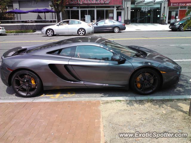 Mclaren MP4-12C spotted in Washington DC, Maryland