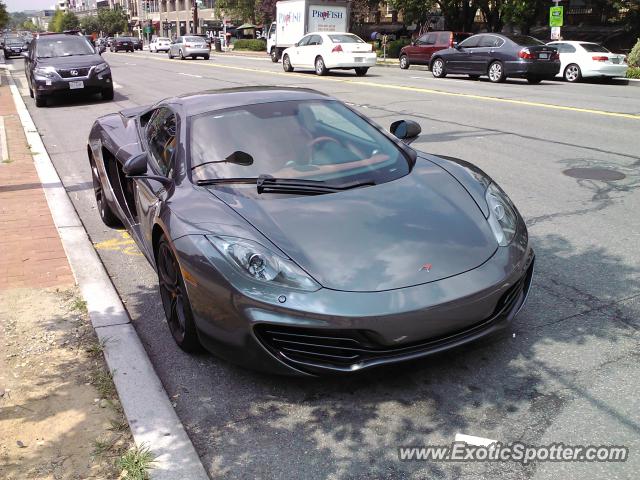 Mclaren MP4-12C spotted in Washington DC, Maryland