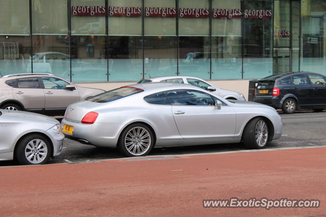Bentley Continental spotted in Glasgow, United Kingdom
