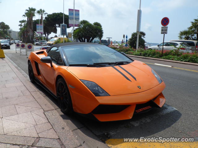 Lamborghini Gallardo spotted in Cannes, France
