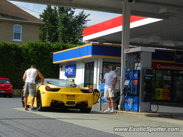 Ferrari 458 Italia spotted in Hellertown, Pennsylvania