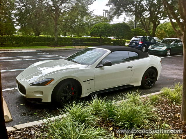 Maserati GranCabrio spotted in Windermere, Florida