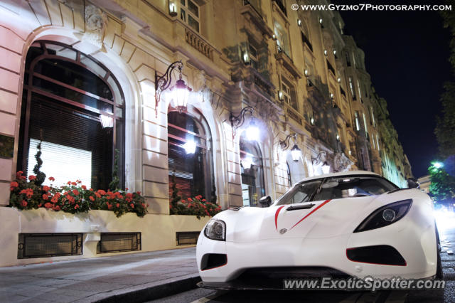 Koenigsegg Agera R spotted in Paris, France