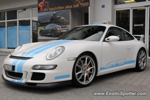 Porsche 911 GT3 spotted in Visp, Switzerland
