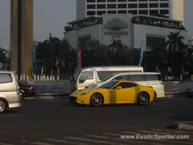 Ferrari California spotted in Jakarta, Indonesia