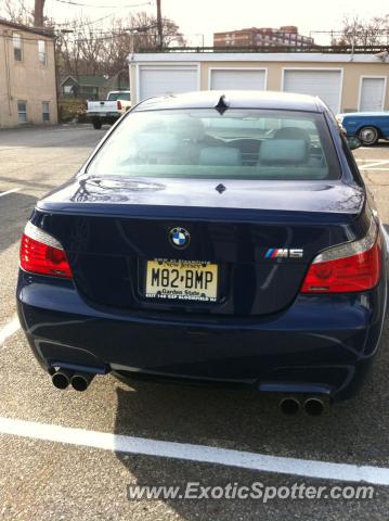 BMW M5 spotted in Glen Ridge, New Jersey