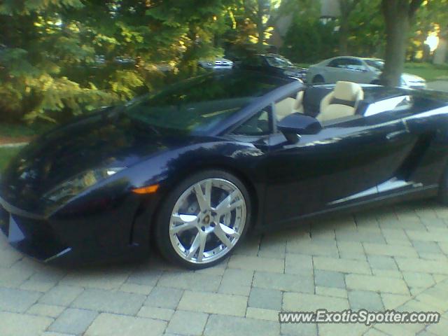 Lamborghini Gallardo spotted in Hinsdale, Illinois