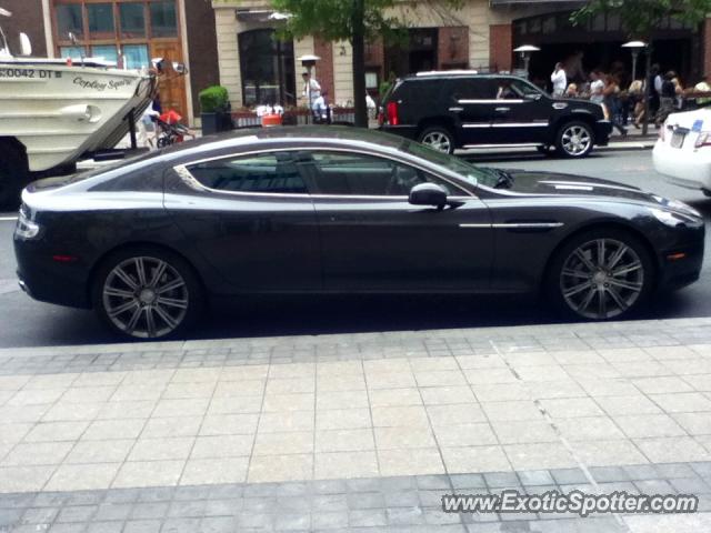 Aston Martin Rapide spotted in Boston, Massachusetts