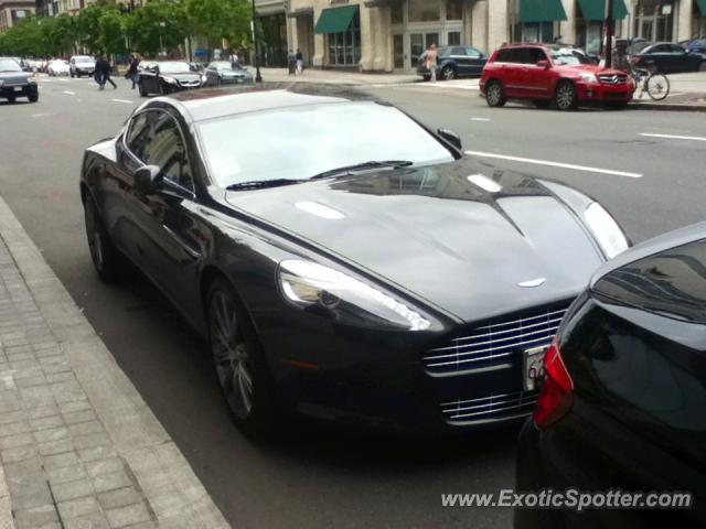 Aston Martin Rapide spotted in Boston, Massachusetts