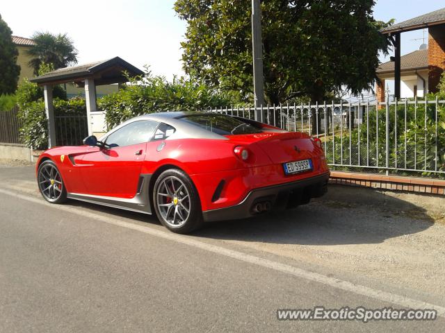 Ferrari 599GTB spotted in Near Verona, Italy