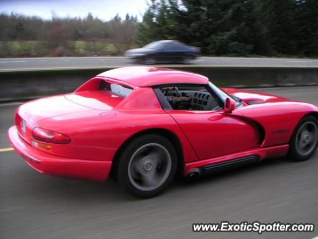 Dodge Viper spotted in Olympia, Washington