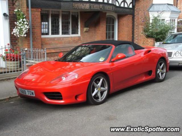 Ferrari 360 Modena spotted in Southwold, United Kingdom