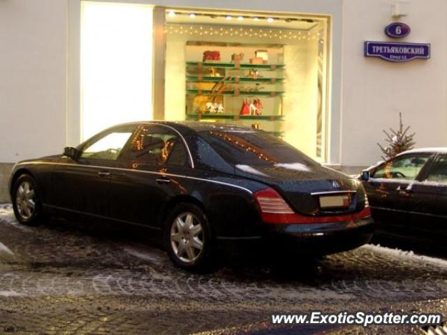 Mercedes Maybach spotted in Moscow, Russia