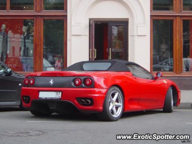 Ferrari 360 Modena spotted in Moscow, Russia