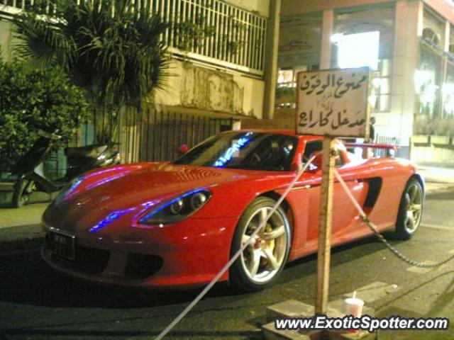 Porsche Carrera GT spotted in Beirut, Lebanon
