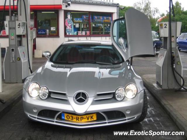 Mercedes SLR spotted in Highway, Luxembourg