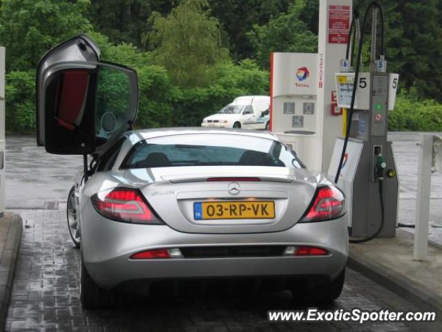Mercedes SLR spotted in Highway, Luxembourg