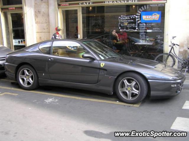 Ferrari 456 spotted in Paris, France