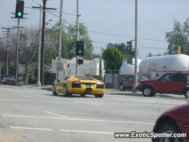 Lamborghini Murcielago spotted in Pasadena, California