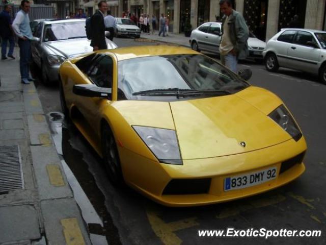 Lamborghini Murcielago spotted in Paris, France