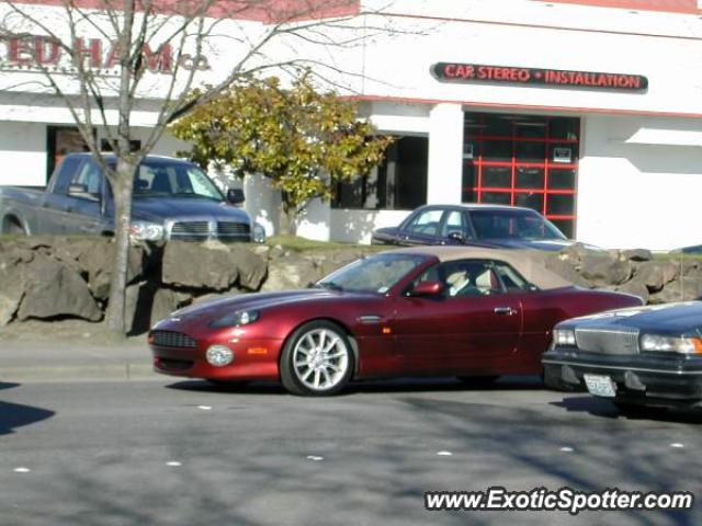 Aston Martin DB7 spotted in Seattle, Washington