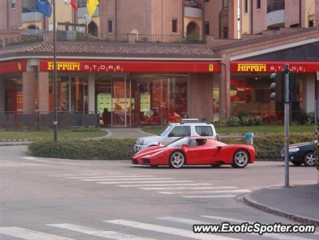 Ferrari Enzo spotted in Maranello, Italy