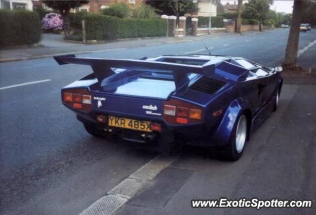 Lamborghini Countach spotted in Hastings, United Kingdom
