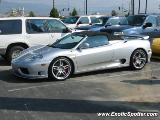Ferrari 360 Modena spotted in Irwindale, California