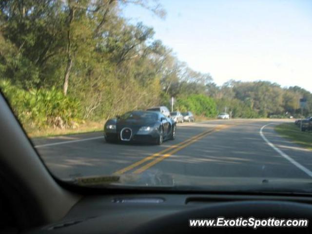Bugatti Veyron spotted in Amelia Island, Florida