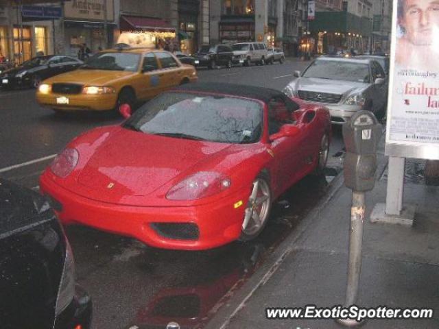 Ferrari 360 Modena spotted in New-York, New York
