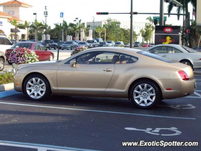 Bentley Continental spotted in Boca, Raton, Florida