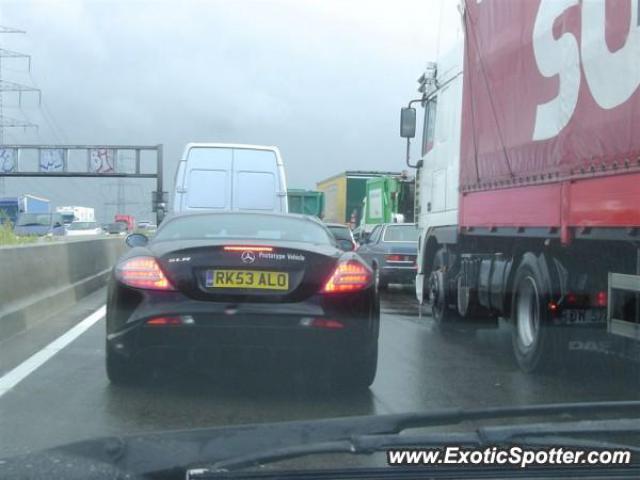 Mercedes SLR spotted in Frankfurt, Germany