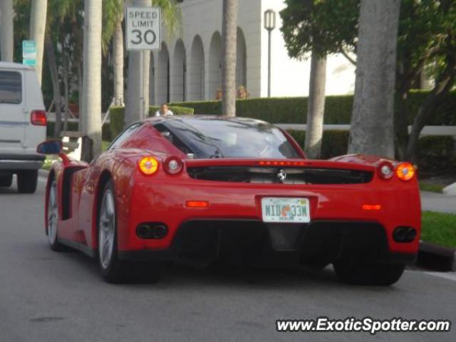 Ferrari Enzo spotted in West Palm Beach, Florida