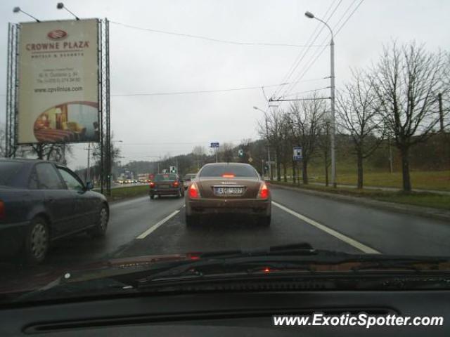 Maserati Quattroporte spotted in Vilnius, Czech Republic