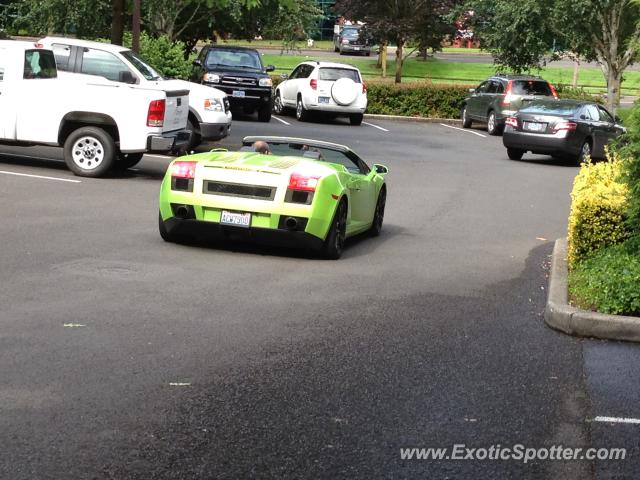 Lamborghini Gallardo spotted in Portland, Oregon
