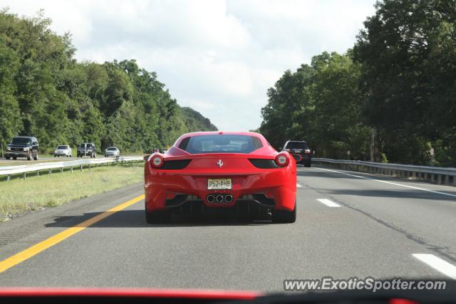 Ferrari 458 Italia spotted in Suffren, New York