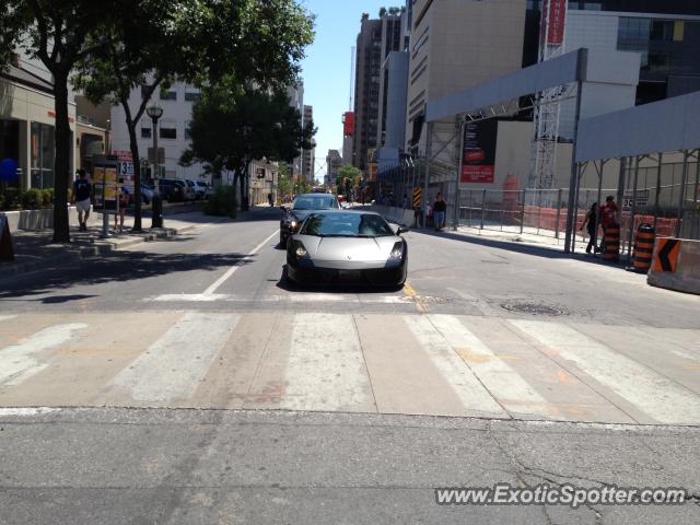 Lamborghini Gallardo spotted in Toronto, Canada