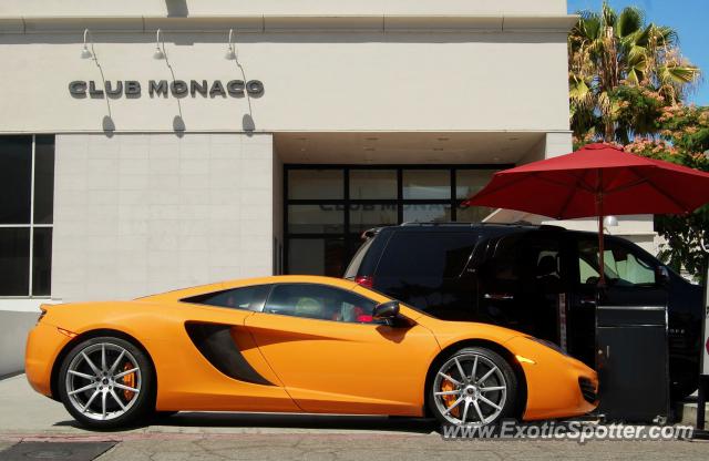 Mclaren MP4-12C spotted in Beverly Hills, California