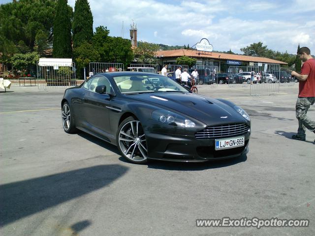 Aston Martin DBS spotted in Portoroz, Slovenia