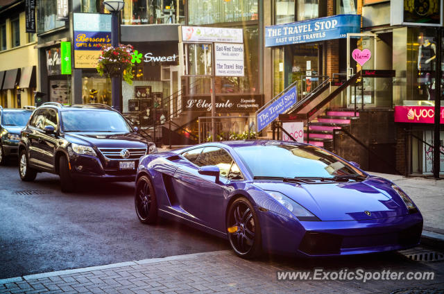 Lamborghini Gallardo spotted in Toronto, Canada
