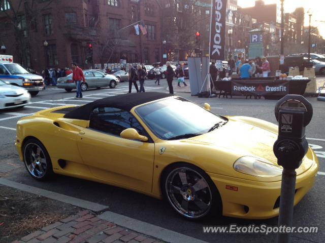 Ferrari 360 Modena spotted in Boston, Massachusetts