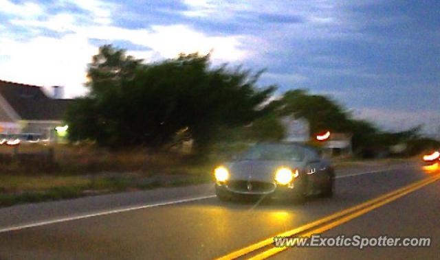 Maserati GranCabrio spotted in Montauk, New York