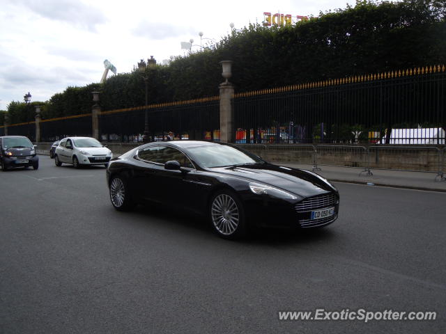 Aston Martin Rapide spotted in Paris, France